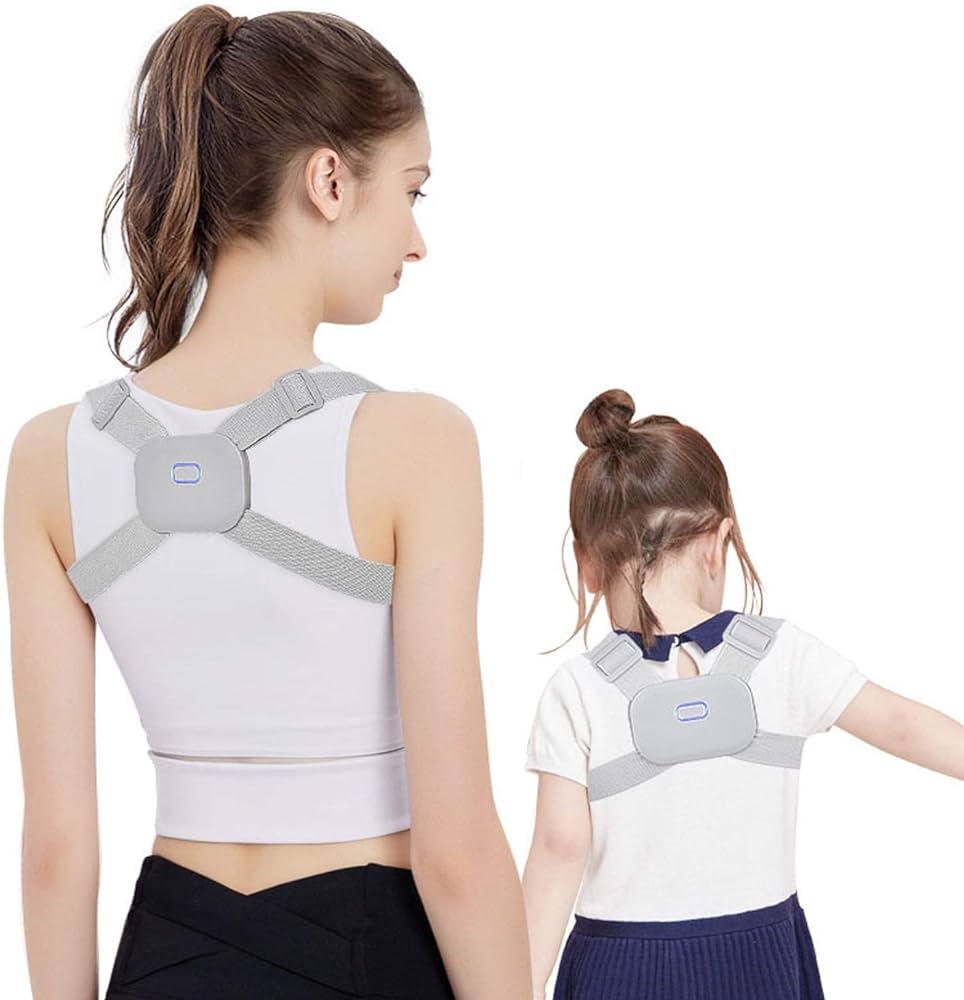 Posture Corrector With Counting Function, Back Brace With Intelligent Sensor Vibration Reminder