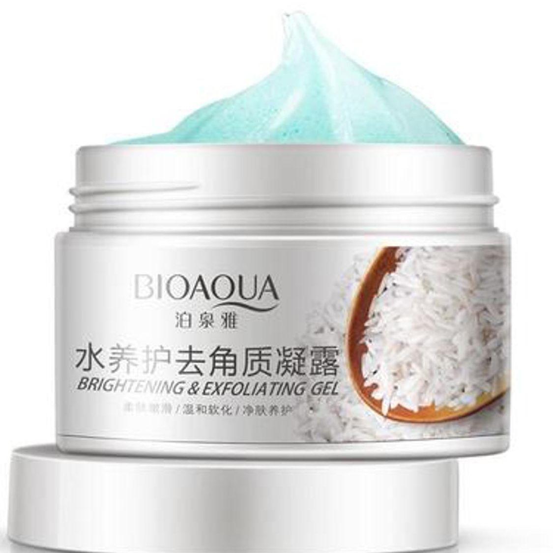 Bioaqua Brightening & Exfoliating Rice Gel Face Scrub 140 g