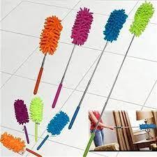 Microfiber Duster Extendable With 2m Extra Long Handle, Bendable Head, Washable Feather Dusters For Cleaning Ceilings Fans