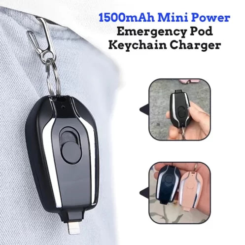 Mini Keychain Power Bank 1500Mah